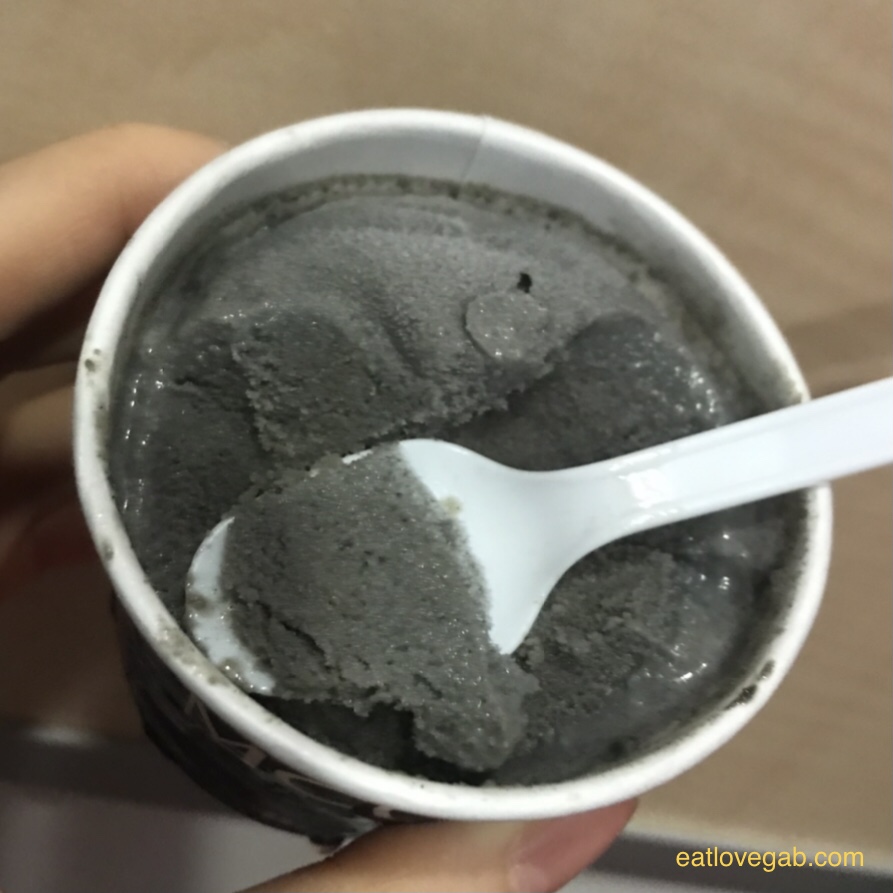 black sesame gelato