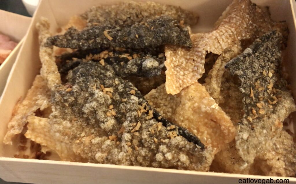 fried fish skin