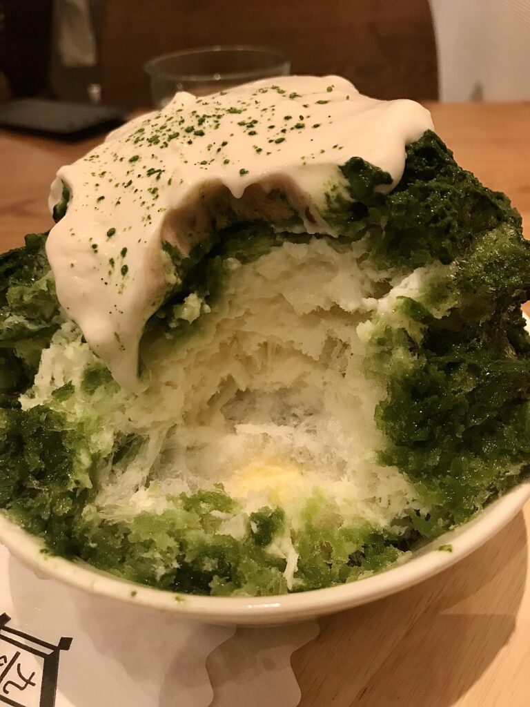 matcha milk mountain